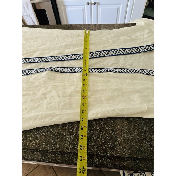 ALEXIS Belia Embroidered  Dress S pure linene  long sleeves embroidered “No belt - Picture 12 of 16